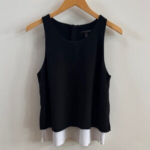 Banana Republic Two-Tone Black and White Tank Top
